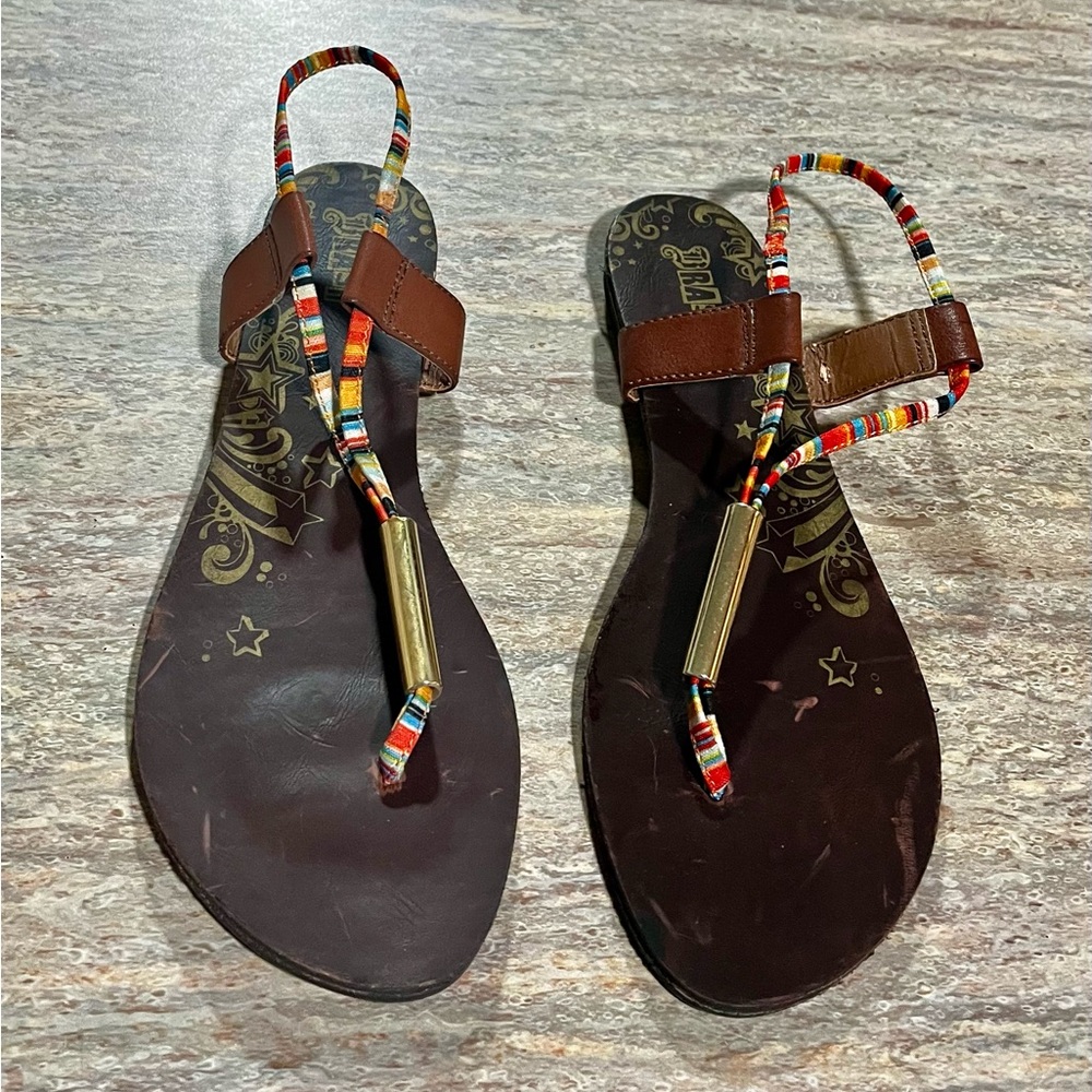 Brash thong sandals